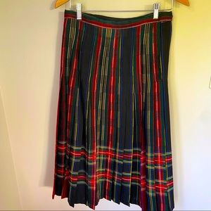 Vintage London house Pleated Skirt